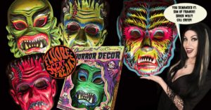 Retroagogo wall decor monster masks