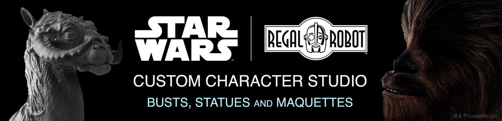 Star Wars life sized statues by Regal Robot