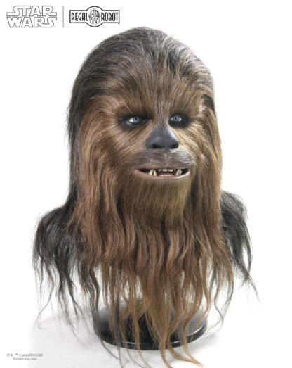 life-sized Chewbacca the Wookiee collectible bust by Regal Robot's custom character studio