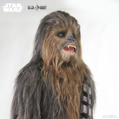 Sculpture of Chewbacca's head or mask from Star Wars