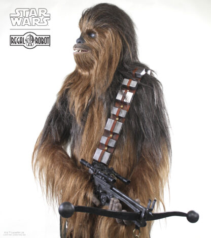 lifesize statue to look like chewbacca actor in costume