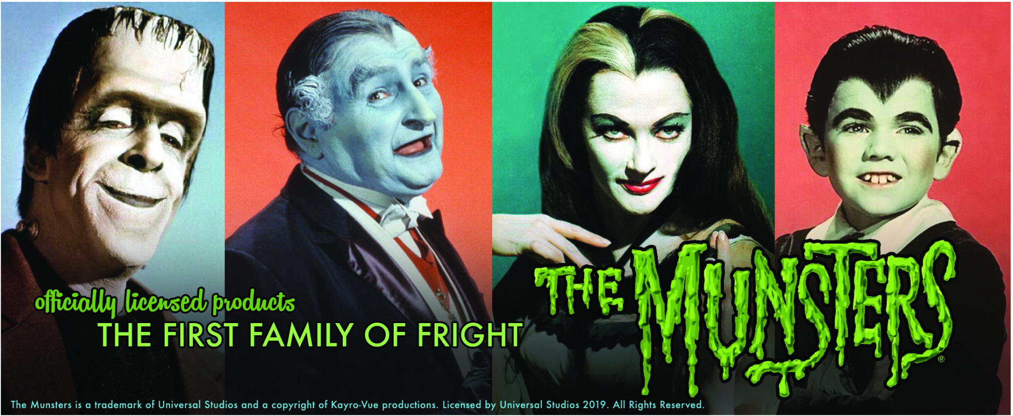 New Decor THE MUNSTERS Wall Decor Masks by Retroagogo! Regal Robot