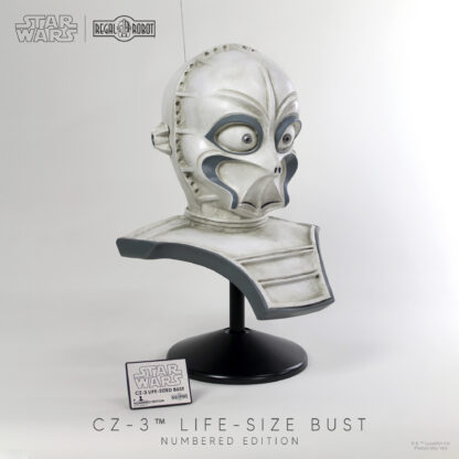 Mos Eisley droid CZ-3 as a replica lifesize bust