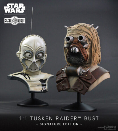 Tusken Raider statue from Star Wars and CZ-3