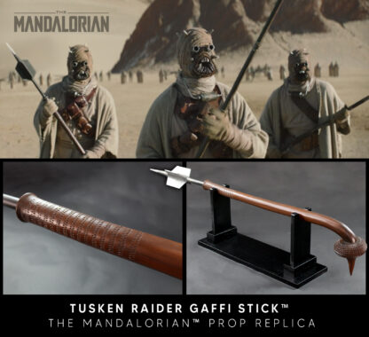 Gaffi stick prop replica from The Mandalorian