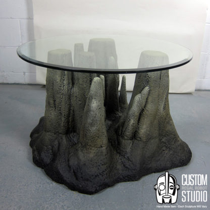 cave themed furniture, rock coffee table
