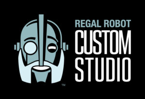 The Regal Robot Custom Studio logo