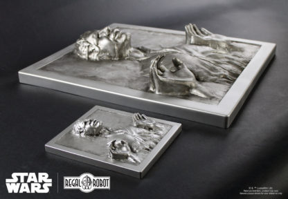 Scaled Han Solo in Carbonite figure plaques for wall decor