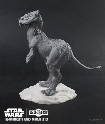tauntaun statue side view with removable tail