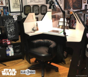 Star Wars custom Darth Vader furniture by Regal Robot