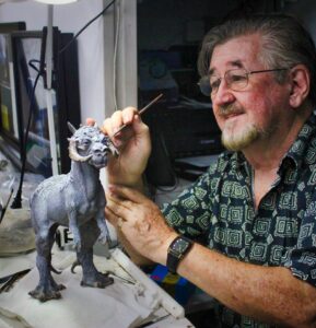 A Unique Star Wars Sculpture of Tauntaun Helping the Rebel Alliance at Echo Base on Hoth