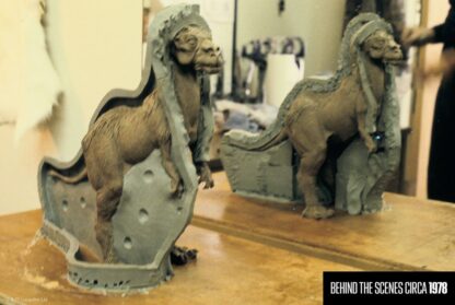 Behind the scenes Empire Strikes Back tauntaun mold and sculpture