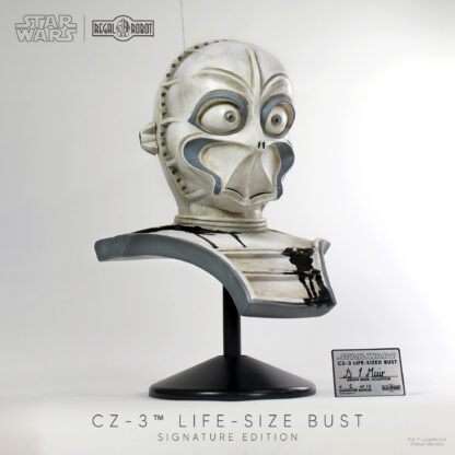 Mos Eisley CZ series droid life-sized costume statue