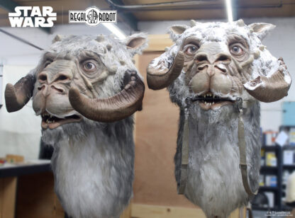 Custom Empire Strikes Back 1:1 tauntaun wall mount busts by Regal Robot