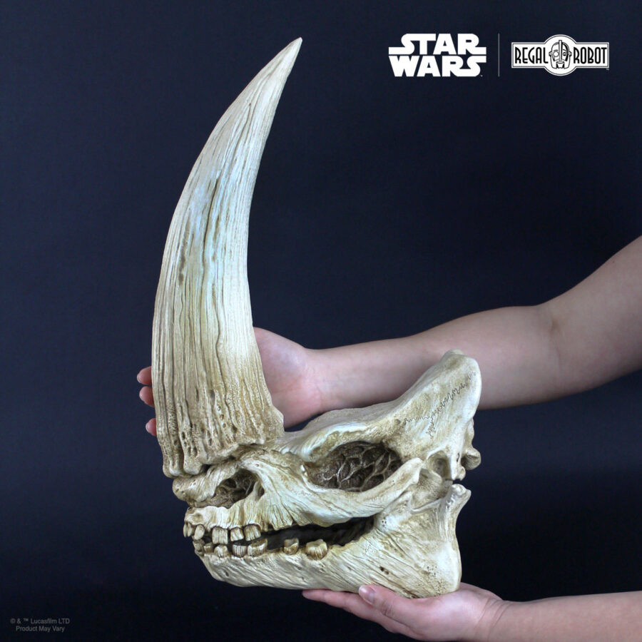 Star Wars The Mandalorian Mudhorn Skull Keychain, The Skull Of A