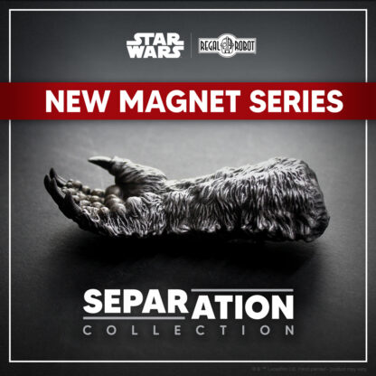 Cut off arms from Star Wars as fun magnets