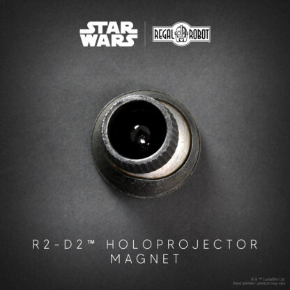 Prop style magnet based on the astromech droid holoprojector from Star Wars