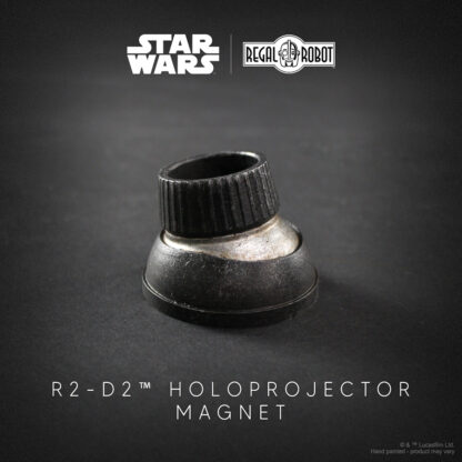Prop style magnet based on the astromech droid holoprojector from Star Wars