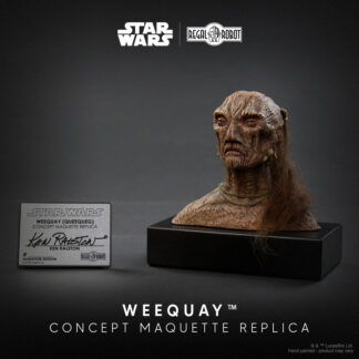 Weequay concept maquette prop replica from Star Wars