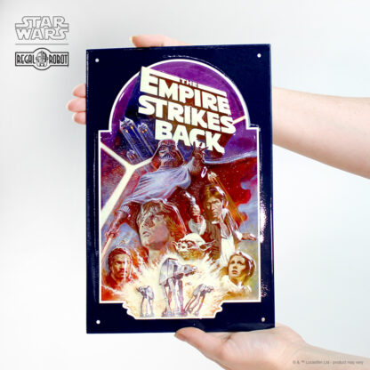 The Empire Strikes back poster art with Darth Vader, Luke, Han, Yoda, Lando and Leia